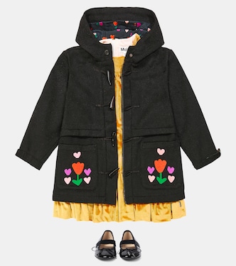 Embroidered coat | Stella McCartney Kids