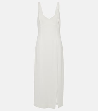 Bridal Eli crêpe midi dress | Rixo