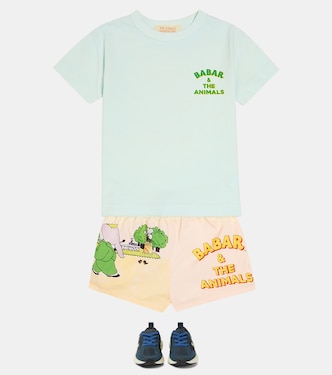 Puppy printed swim shorts | The Animals Observatory