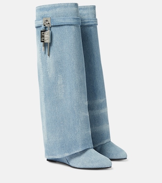 Stiefel Shark Lock aus Denim | Givenchy