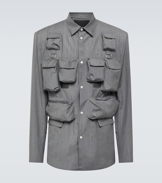 Camicia in lana e mohair | Prada