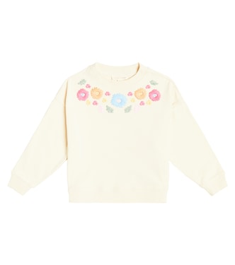 Sweat-shirt Rosalia brodé en coton | Louise Misha