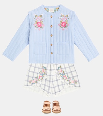 Chaqueta Mauricette de algodón bordada | Louise Misha