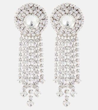 Orecchini clip-on con cristalli | Alessandra Rich