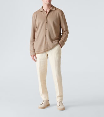 Camicia in jacquard di cotone e seta | Zegna