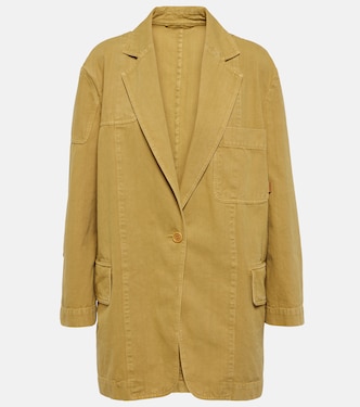 Blazer Dizzy oversize en toile de coton | Max Mara