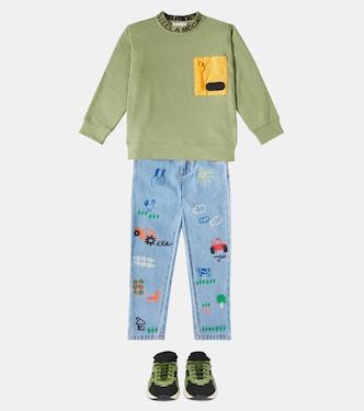 Bedrucktes Sweatshirt aus Baumwolle | Stella McCartney Kids
