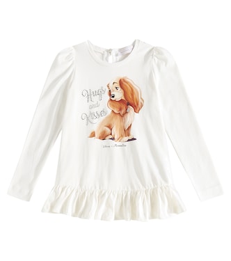 x Disney® top de algodón estampado | Monnalisa