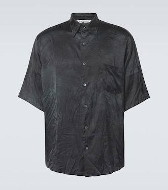 Camicia in raso con stampa | Acne Studios