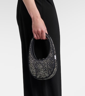 Swipe crystal-embellished tote bag | Coperni