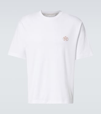 Interlock cotton jersey T-shirt | Prada