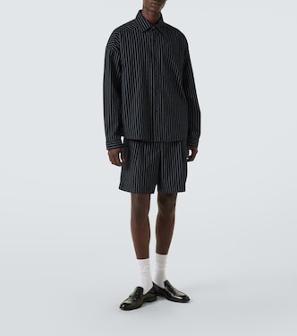 Shorts Aoshi in cotone a righe | Entire Studios