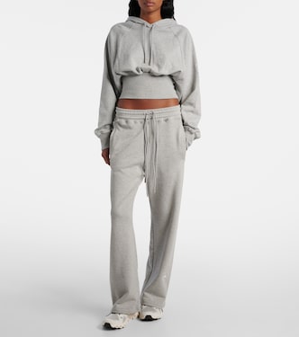 Sudadera con capucha de algodón cropped | Adidas by Stella McCartney