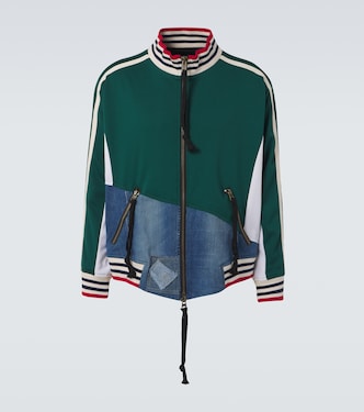 Trainingsjacke mit Denim | Greg Lauren
