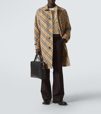 Gabardina con Burberry Check | Burberry