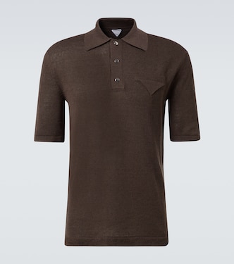 Polohemd aus Leinen und Baumwolle | Bottega Veneta