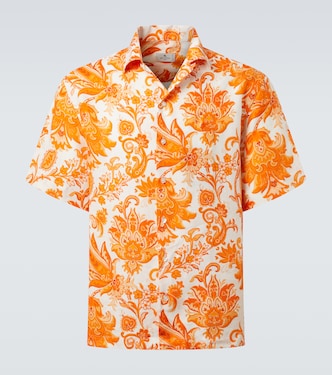 Camisa bowling de lino estampada | Etro