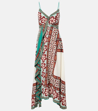 Robe longue Turn Around en crêpe de soie | La DoubleJ