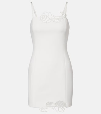 Laser-cut crêpe cady minidress | Blumarine