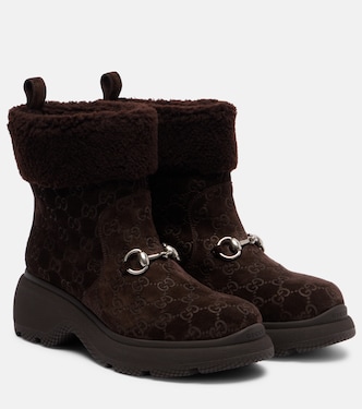 Stivaletti Yaga GG in suede | Gucci