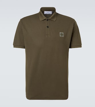 Compass cotton piqué polo shirt | Stone Island