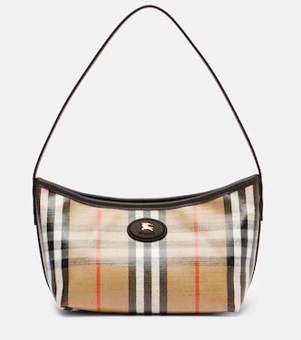 Highlands Mini Check shoulder bag | Burberry