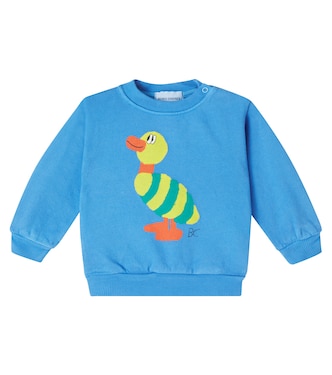 Printed cotton fleece sweatshirt | Bobo Choses