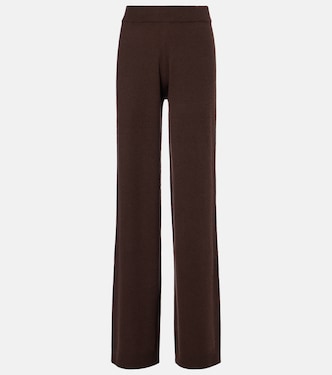 Wool and cashmere straight pants | Jardin des Orangers