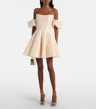 Selene off-shoulder minidress | Markarian