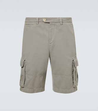 Cotton cargo shorts | Brunello Cucinelli