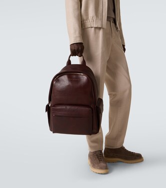 Mochila de piel | Brunello Cucinelli