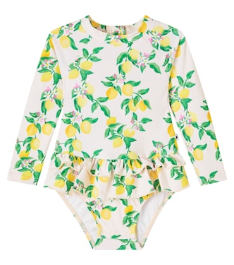 Baby Narice printed ruffled swimsuit | Molo