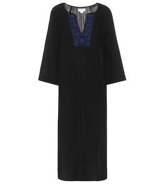Agnes cotton-blend kaftan | Velvet