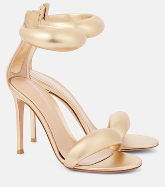 Sandales Bijoux 105 en cuir métallisé | Gianvito Rossi