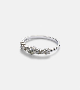 Bague Rivulet en or blanc 18 ct et diamants | Ileana Makri