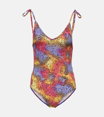 Swan printed swimsuit | Isabel Marant