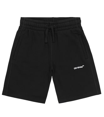 Shorts en jersey de algodón con logo | Off-White Kids