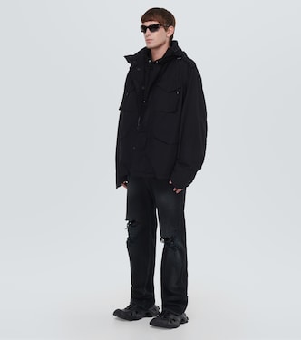 Distressed cotton parka | Balenciaga