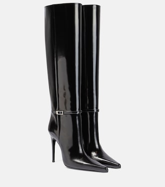 Vendome 110 leather knee-high boots | Saint Laurent