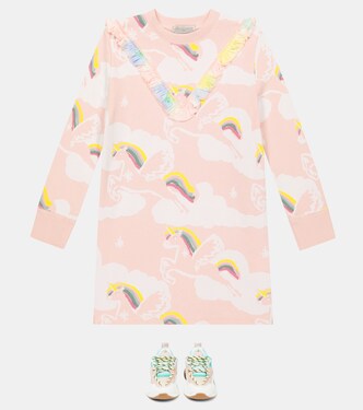 Abito in cotone con stampa | Stella McCartney Kids