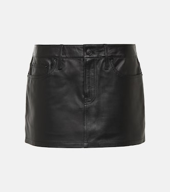 Minigonna Micro in pelle | Wardrobe.NYC