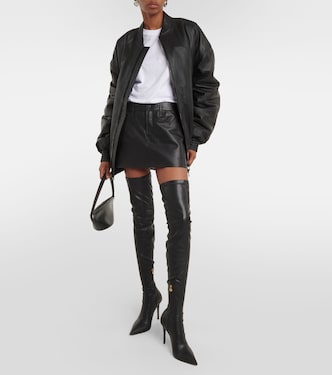 Minigonna Micro in pelle | Wardrobe.NYC