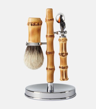 Bamboo toilet shaving set | Lorenzi Milano