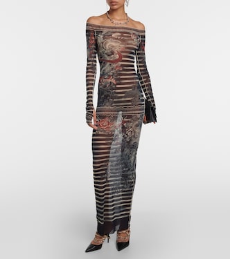 Tattoo Collection Maxikleid | Jean Paul Gaultier
