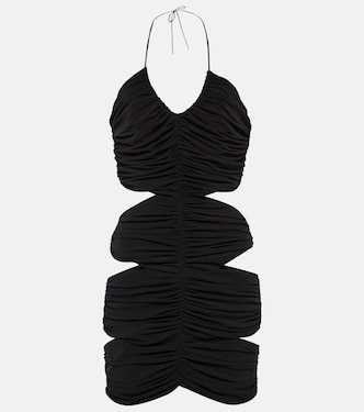 Halterneck cutout minidress | Mônot