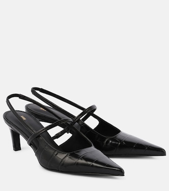 Slingback-Pumps Sharp aus Leder | Toteme
