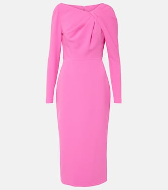 Vestido midi Maha de crepé | Safiyaa