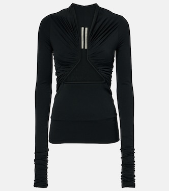 Top de jersey con abertura | Rick Owens