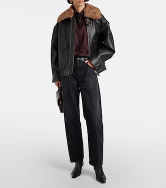 Giacca in pelle Santiago con shearling | Citizens of Humanity