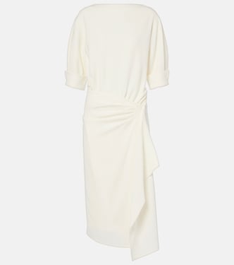 Maisie gathered crêpe midi dress | Proenza Schouler